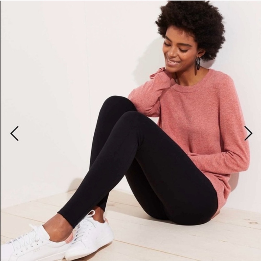 Ann Taylor Loft Seamed Ponte Leggings